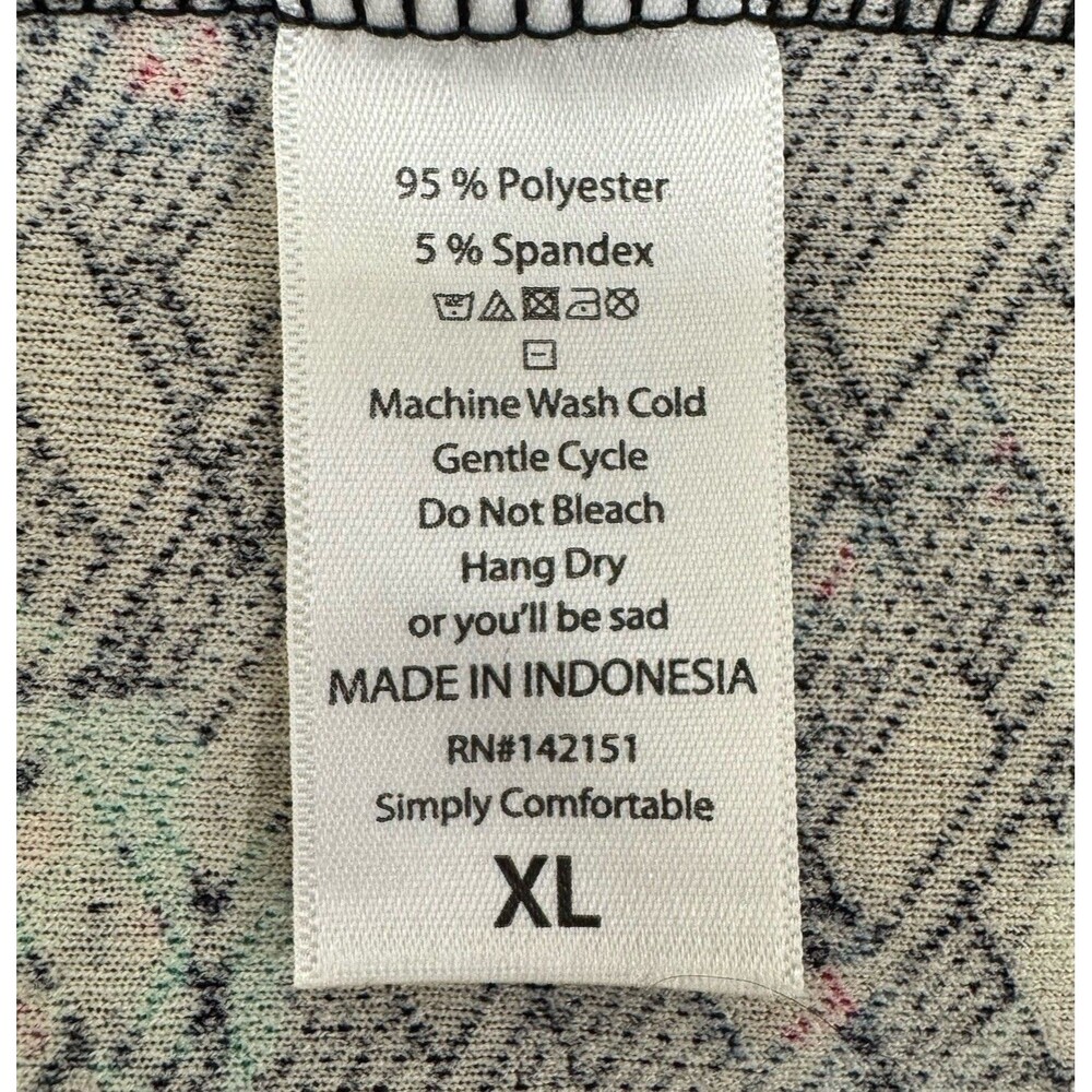 LuLaRoe Size XL Floral Pleated Fit & Flare Stretch Short Sleeve Dress‎ w/Pockets - Picture 7 of 8